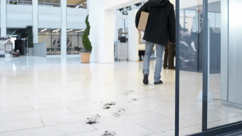 dirty floor
